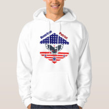 Patriot Hoodie Americano - Bandeira dos EUA, Veter