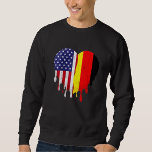 Moletom Patriota Alemão Americano Cultivo Terreno Derreter
