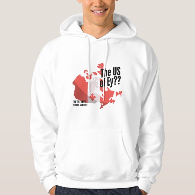 Moletom Patriota Canadiano Engraçado. (Frente)