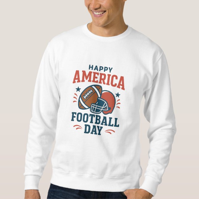 Moletom  Patriotic America Football Day Tee – Perfect Gift (Frente)
