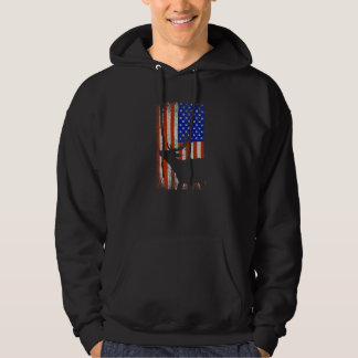 Moletom Patriotic American Flag Deer Hunter Hunting  