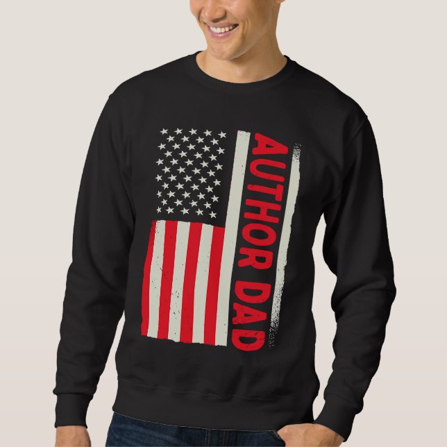 Moletom Patriotic Book Writer Writing Publisher Blogger Au (Frente)