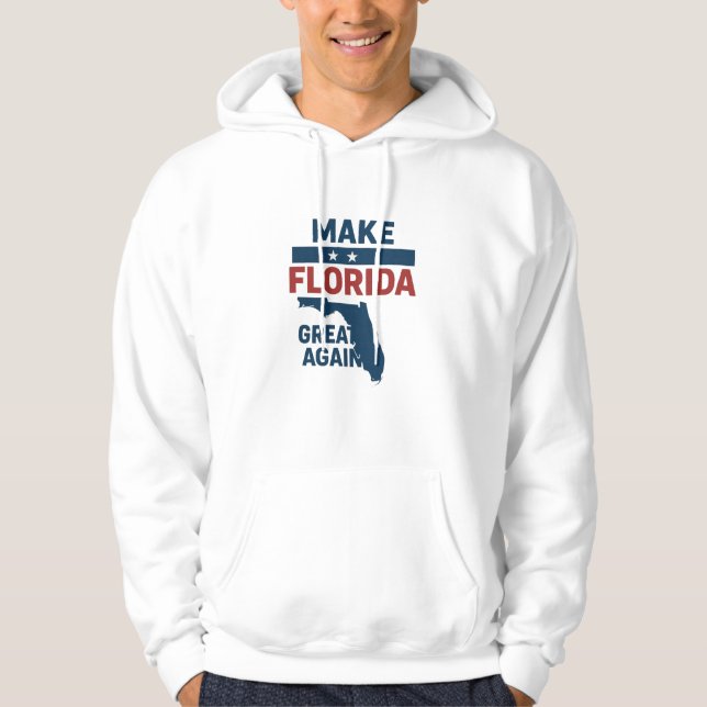 Moletom  Patriotic Florida Design – “Make Florida Great '' (Frente)
