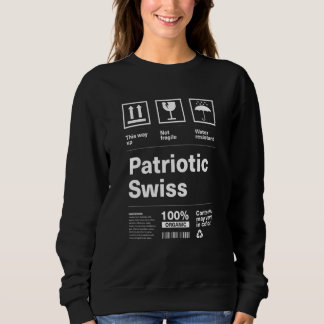 Moletom Patriotic Swiss Patriotism Switzerland Country Pri