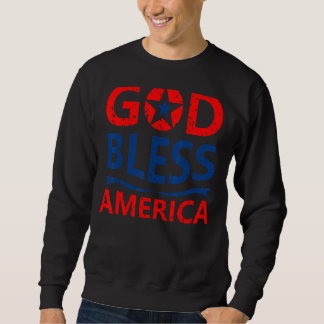 Moletom Patriótica América Deus abençoe Feliz 4 de julho