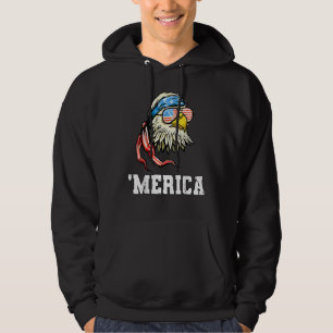 Moletom Patriótica Bald Eagle Mullet Merica Usa Bandeira 4
