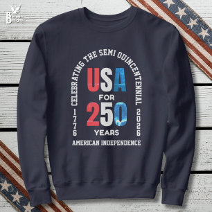Moletom Patriótico 4 de Julho 250º Independência Americana