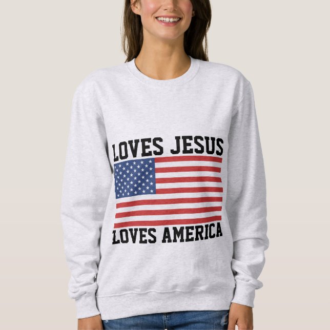 MOLETOM PATRIÓTICO 4 DE JULHO CAMADAS-T CRISTÃOS (Frente)