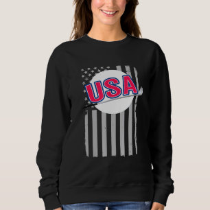 Moletom Patriótico Bandeira Americana Golfe Americano Golf