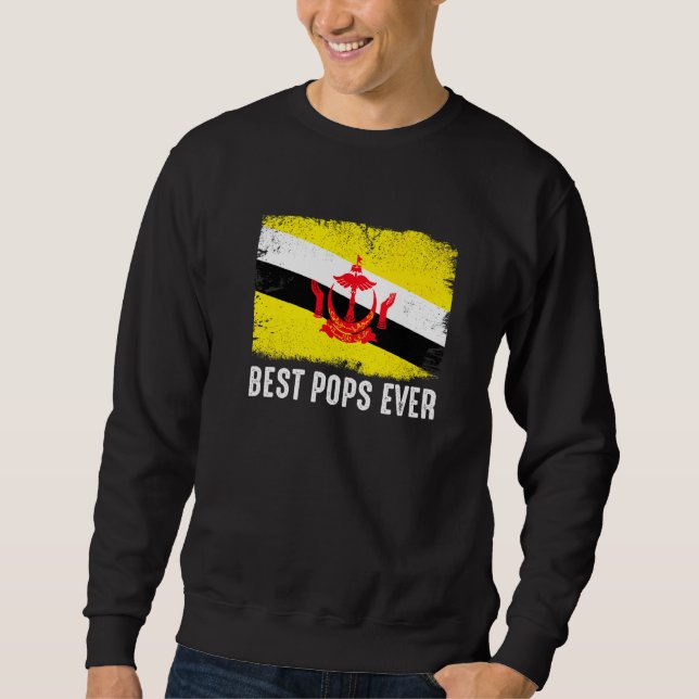 Moletom Patriótico dos Melhores Pop de Brunei Afastado (Frente)
