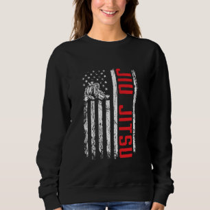 Moletom Patriótico Jiu Jitsu Bandeira Americana Jiu Ji