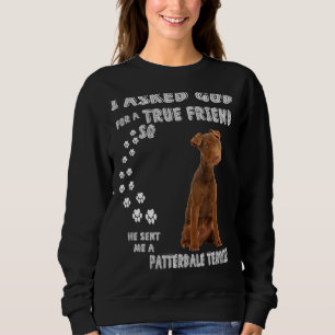 Moletom Patterdale Terrier Dizendo Que A Mãe Pai De Impres
