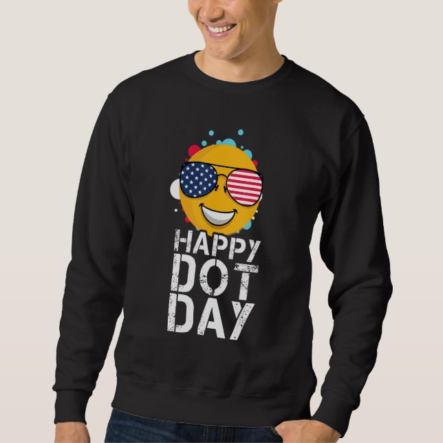 Moletom Pattern Colorful September Happy International Dot (Frente)