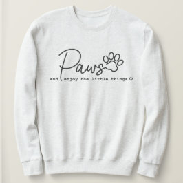 Moletom Paws Goza Das Coisas Pequenas, Pet Sweatshirt