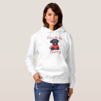 Moletom "Paws-itively Merry Holidays"