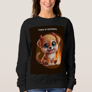 Moletom Paws of Darkness Fire Dog Hoodie – Glowing Puppy