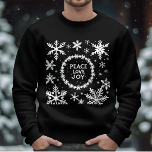Moletom Paz Amor Alegria Natal Festivo