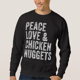Moletom Paz, Amor e Galinha Nuggets