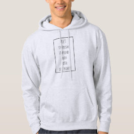 Moletom "Paz, Amor, Felicidade" Desliga Hoodie