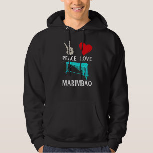 Moletom Paz Amor Instrumento Musical Marimbao Instrumento