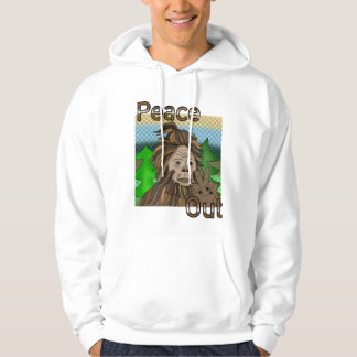 Moletom Paz fora Bigfoot Sasquatch