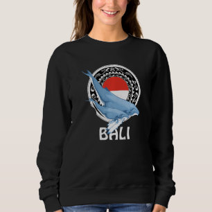 Moletom Pback Whales Dive Bali Indonésia Sinalizador