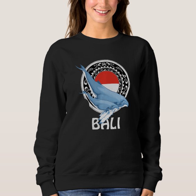 Moletom Pback Whales Dive Bali Indonésia Sinalizador (Frente)