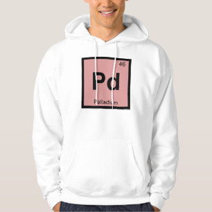 Moletom Pd - Química do Paládio Símbolo da Tabela Periódic