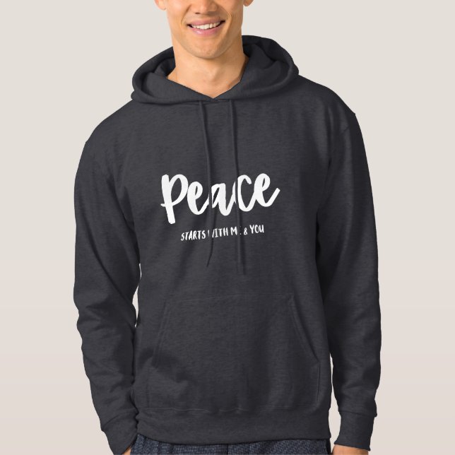 MOLETOM PEACE HOODIE (Frente)