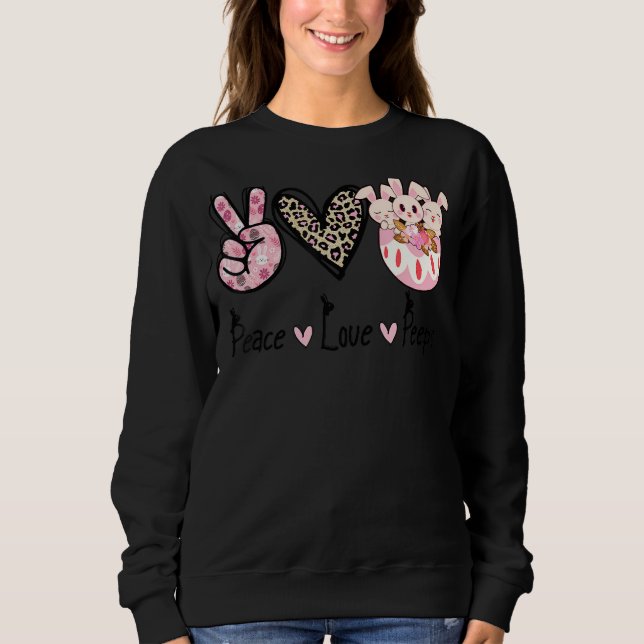 Moletom Peace Love P E For Physical Education Pe (Frente)