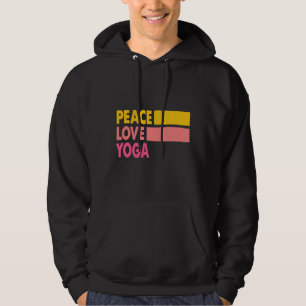 Moletom Peace Love Yoga Niche Cita Yoga Hobby E