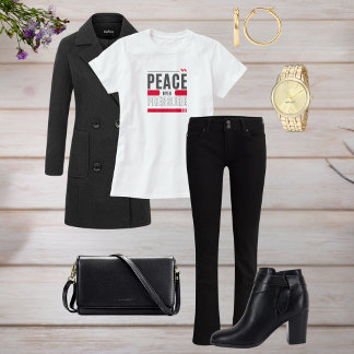 Moletom Peace Over Pressure Motivational Quote Design