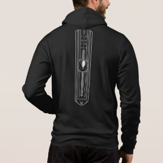 MOLETOM PEAFDOVE® SILVER EGG ZIP HOODIE — I AM A MAN