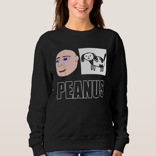Moletom Peanus Cringe Meme Humor Estranho (Frente)