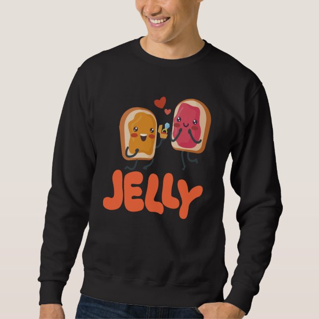 Moletom Peanut Butter & Jelly Matching Couple Proposal (Frente)