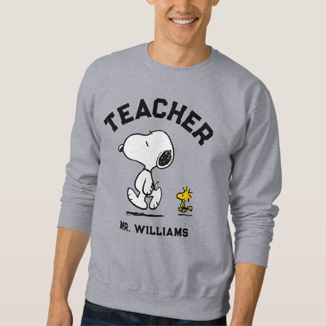 Moletom Peanuts Est. 1950 | Professor de Snoopy & Woodstoc (Frente)