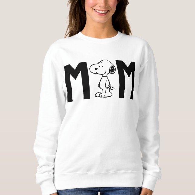 Moletom Peanuts Snoopy Eu sou a mãe (Frente)