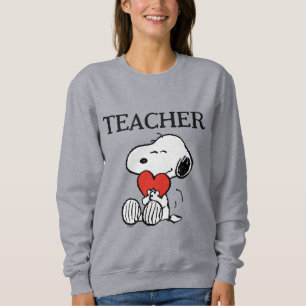 Moletom Peanuts   Snoopy Heart Hug Teacher