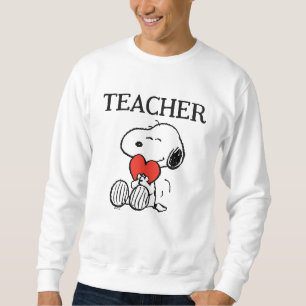 Moletom Peanuts Snoopy Heart Hug Teacher