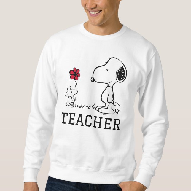 Moletom PEANUTS | Snoopy & Woodstock Teacher (Frente)