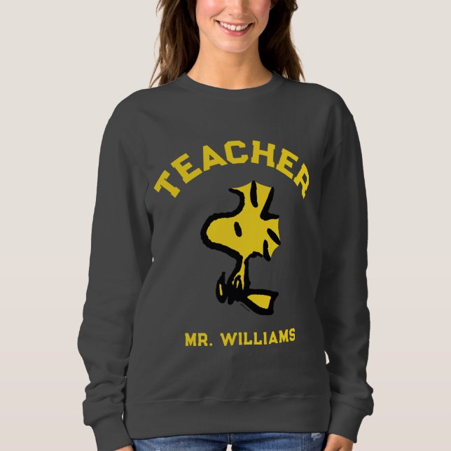 Moletom Peanuts | Woodstock Looking Ahead Teacher (Frente)