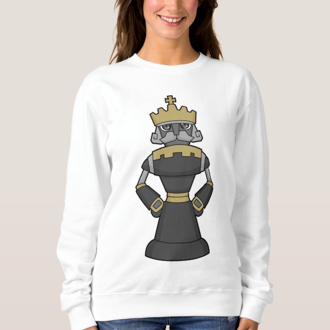 Moletom Peça de xadrez King Crown Chess (Frente)