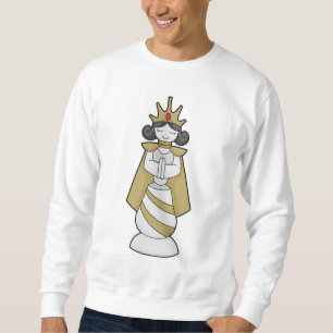 Moletom Peça de xadrez Queen Crown Chess