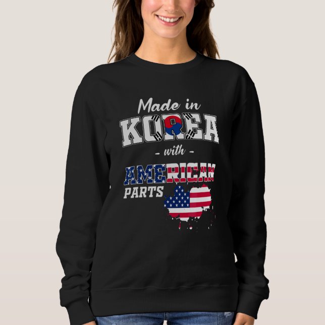 Moletom Peças Coreano Americanas Ancestralidade Coreia do  (Frente)