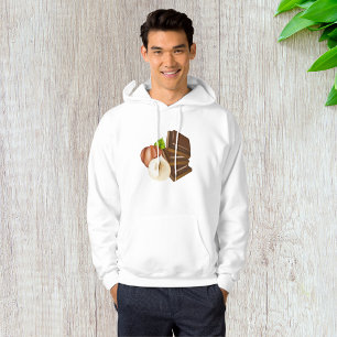 Moletom Pedaços de chocolate Mens Hoodie