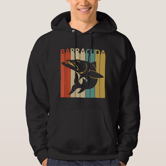 Moletom Peixe Barracuda Animal Selvagem Vintage (Frente)