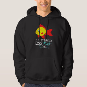 Moletom Peixe Bonito Eu Gosto Muito De Peixe Ok