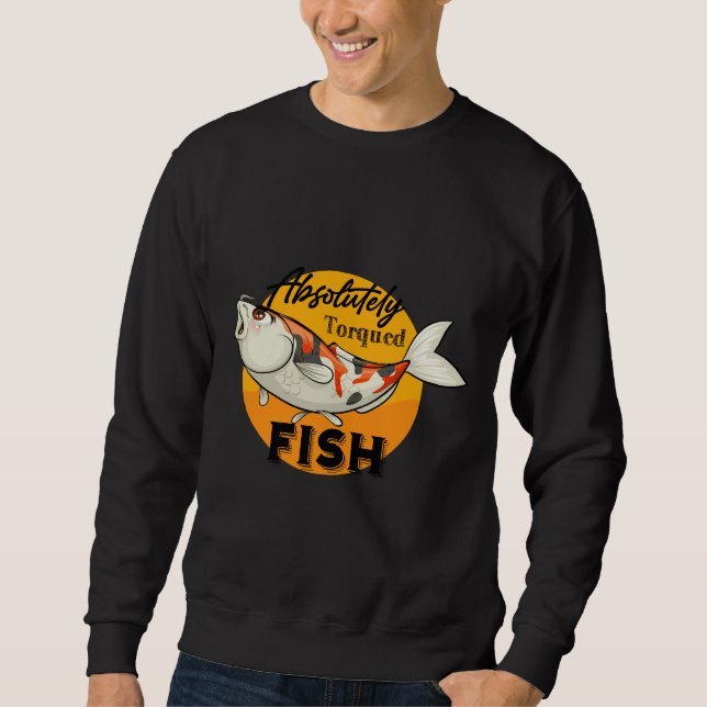Moletom Peixe Clássico Absolutamente Torquado (Frente)