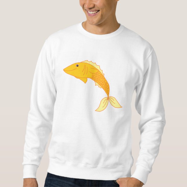 Moletom Peixe dourado feliz (Frente)