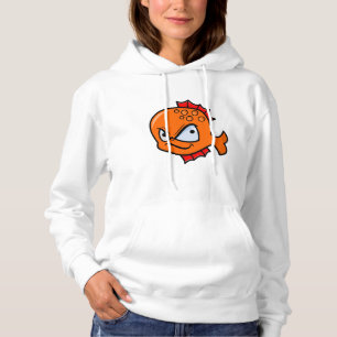 Moletom Peixe Dourado Zangado Engraçado